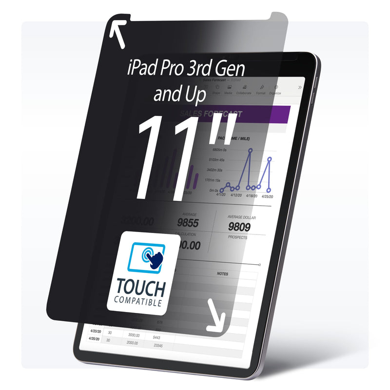 Startech.Com - Screen Protector For Tablet - For Portrait/Landscape, Touch-Enabled, +/-30Ý View, Blocks Up To 51% Blue L