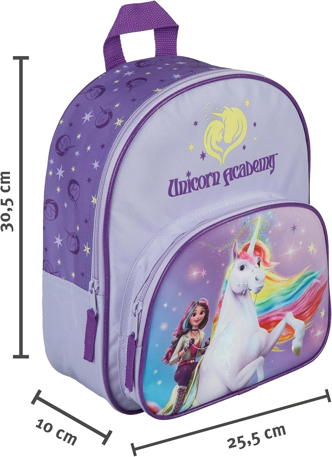 Undercover Rucksack mit Vortasche, Zainetto Unisex-Bambini e Ragazzi, ca. 30,5x25,5x10 cm