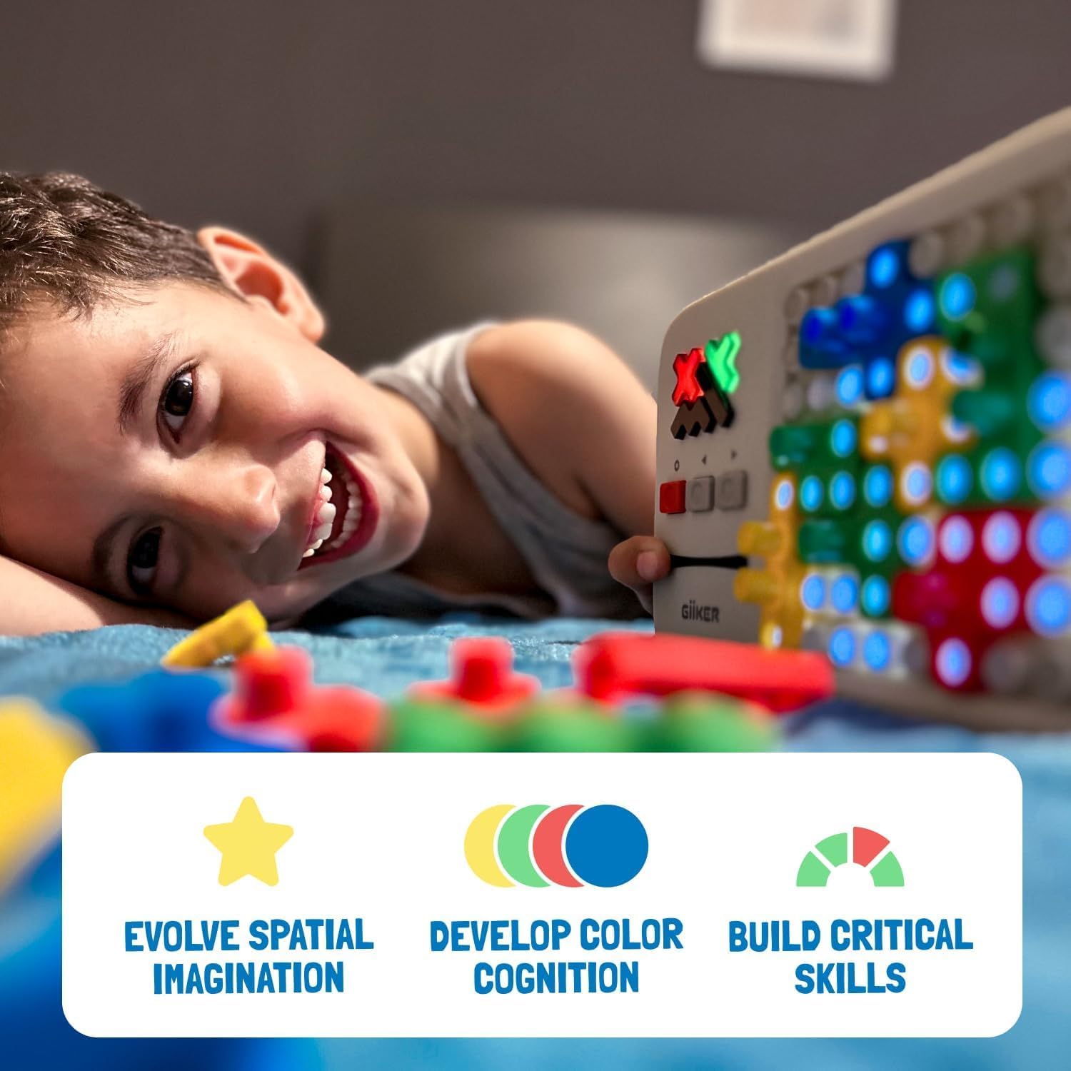 GiiKER Super Blocks Patroon Matching Puzzelspellen, Origineel 1000+ Uitdagingen Brain Teaser Speelgoed voor kinderen en tieners, Verjaardagscadeau, Reisspellen voor roadtrips