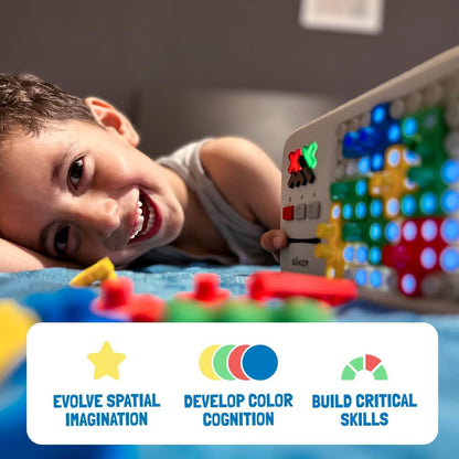 GiiKER Super Blocks Patroon Matching Puzzelspellen, Origineel 1000+ Uitdagingen Brain Teaser Speelgoed voor kinderen en tieners, Verjaardagscadeau, Reisspellen voor roadtrips