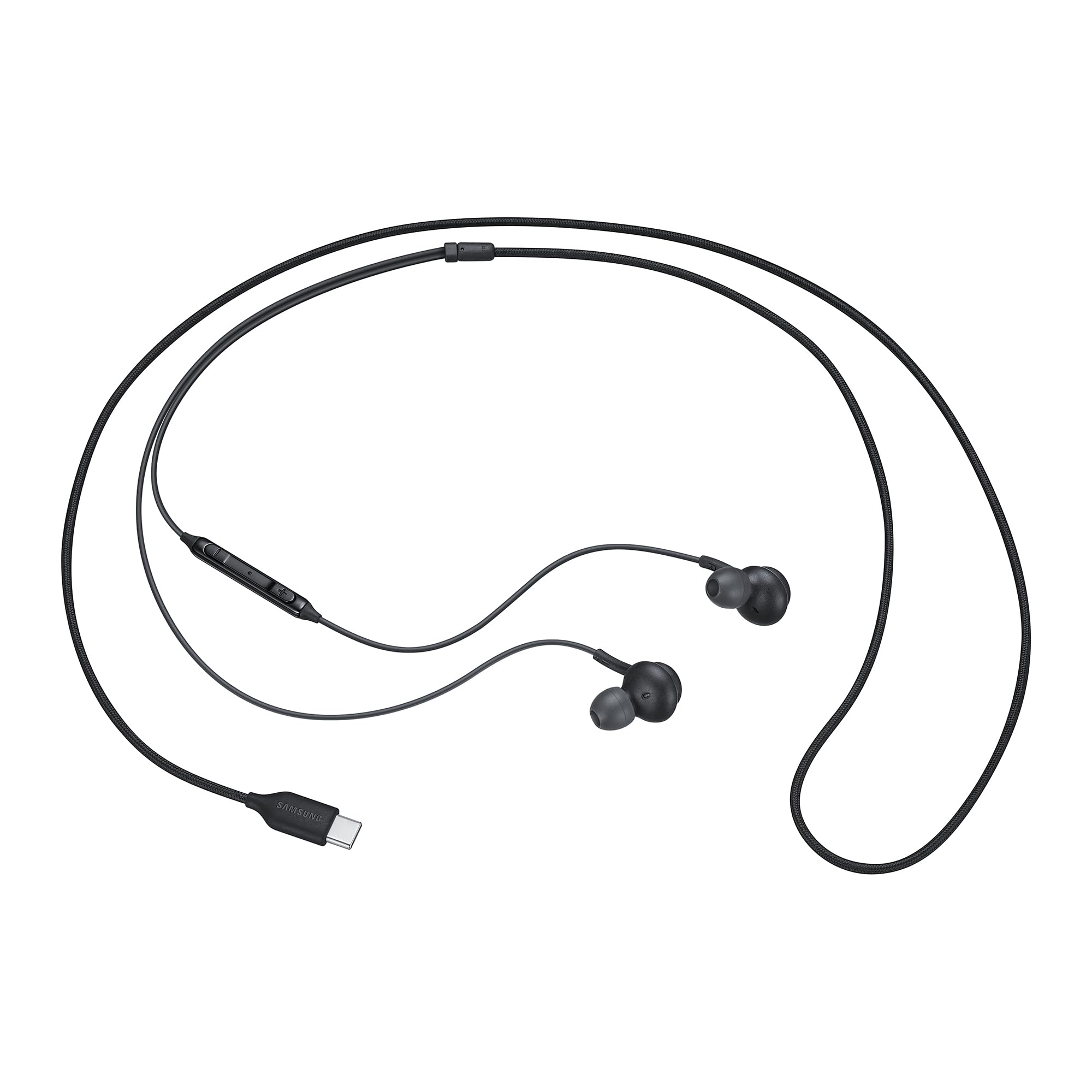 Samsung auricolari ‎EO-IC100 con connettore di tipo USB-Type C, suono AKG, Nero