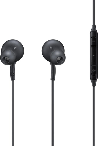 Samsung auricolari ‎EO-IC100 con connettore di tipo USB-Type C, suono AKG, Nero