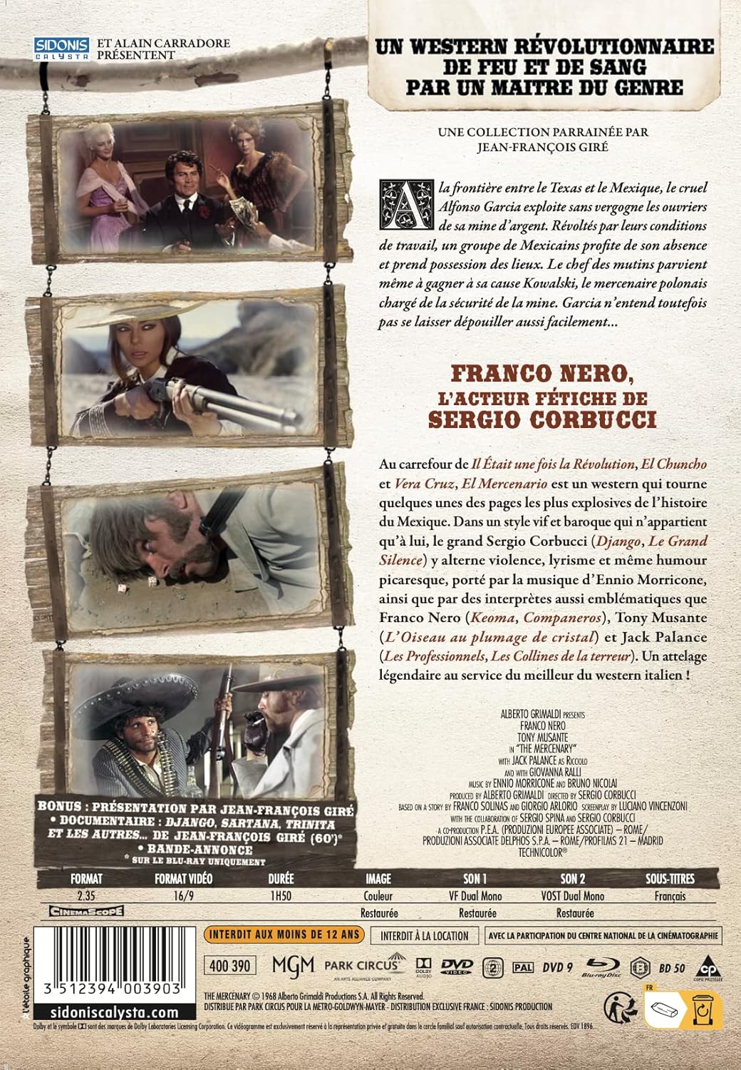 El Mercenario+Blu-Ray