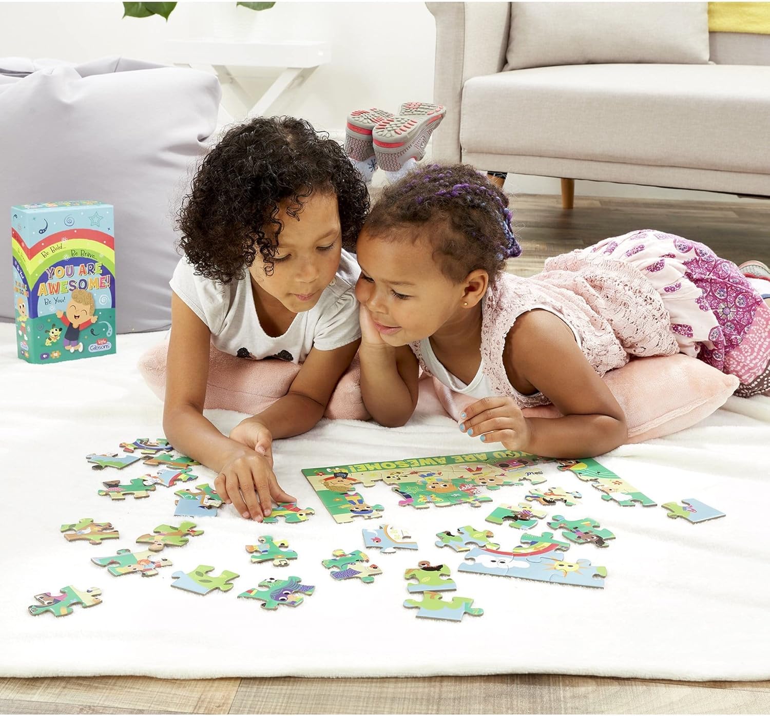 You Are Awesome 48 Piece Children’s Jigsaw | Diversity Puzzle | Premium 100% Recycled Board | Bright, Colourful Puzzle for Boys & Girls | Great Gift for Kids | Gibsons Games