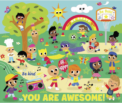You Are Awesome 48 Piece Children’s Jigsaw | Diversity Puzzle | Premium 100% Recycled Board | Bright, Colourful Puzzle for Boys & Girls | Great Gift for Kids | Gibsons Games
