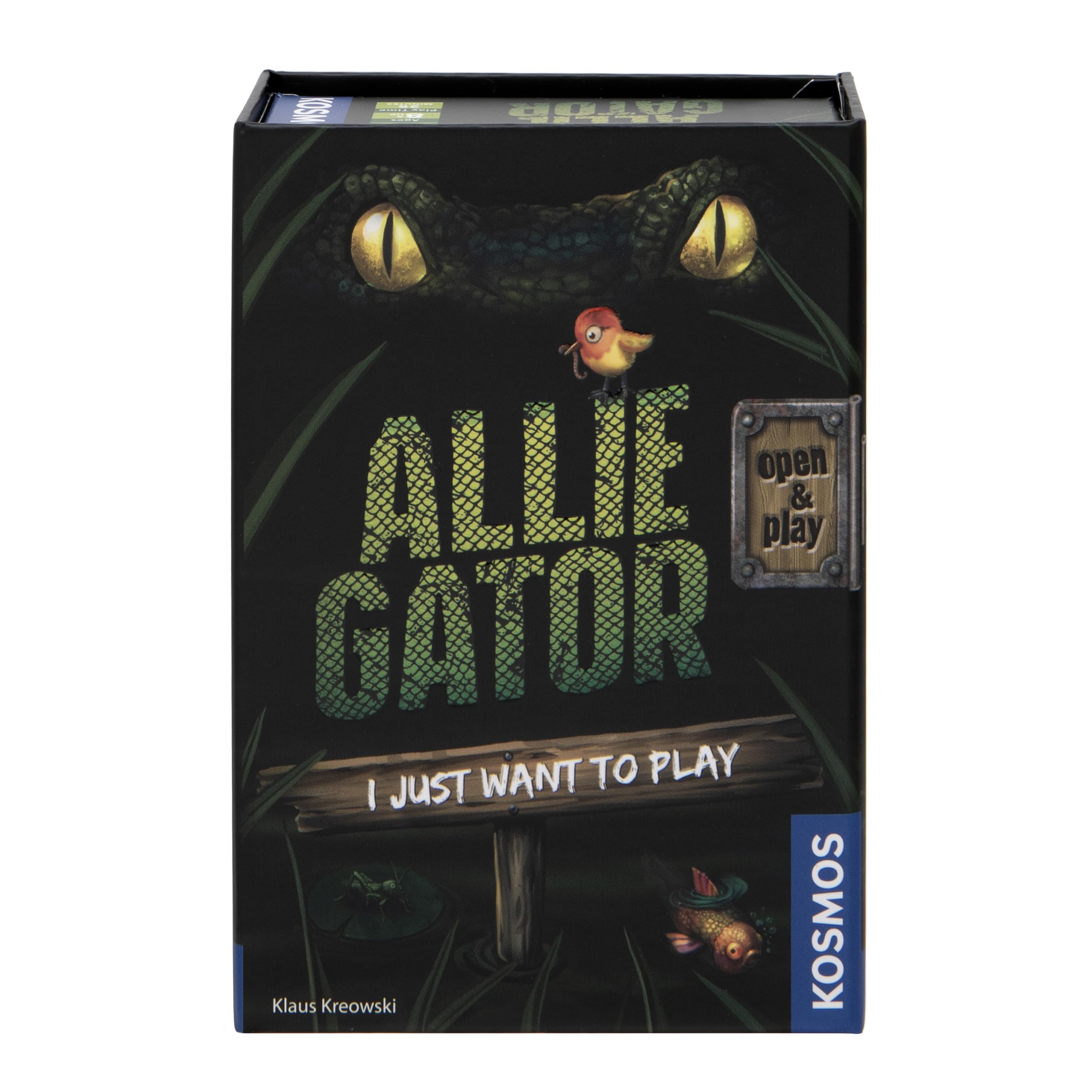 Thames & Kosmos Allie Gator: Open & Play, Fun Card Game, Family Games for Game Night, Board Games for Adults and Kids, For 2 to 5 Players, Age 8+