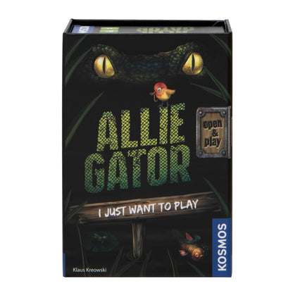 Thames & Kosmos Allie Gator: Open & Play, Fun Card Game, Family Games for Game Night, Board Games for Adults and Kids, For 2 to 5 Players, Age 8+