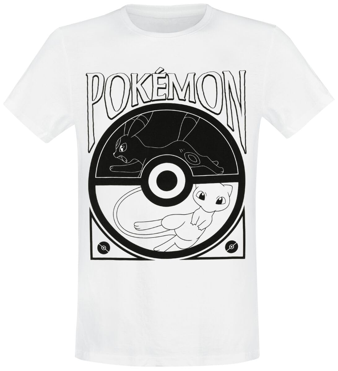 Pokémon Pokéball Balance Männer T-Shirt weiß Fan-Merch, Gaming