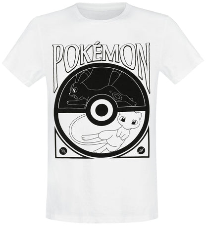 Pokémon Pokéball Balance Männer T-Shirt weiß Fan-Merch, Gaming