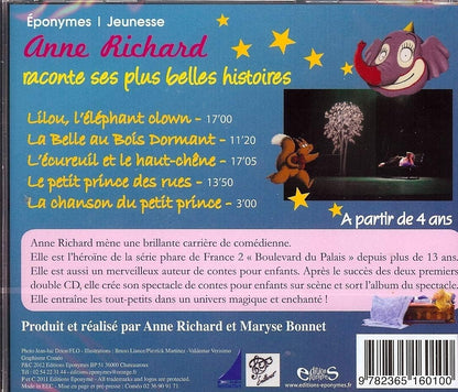 ANNE RICHARD raconte ses plus belles histoires