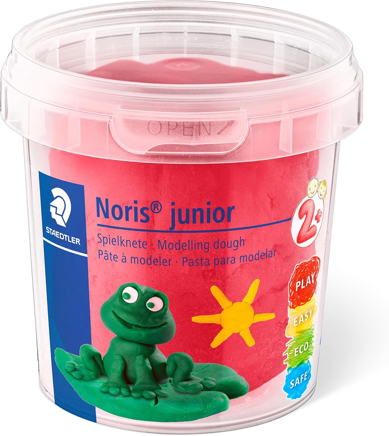 STAEDTLER 813 SLE ST, speelklei Noris Junior basiskleuren, standaard