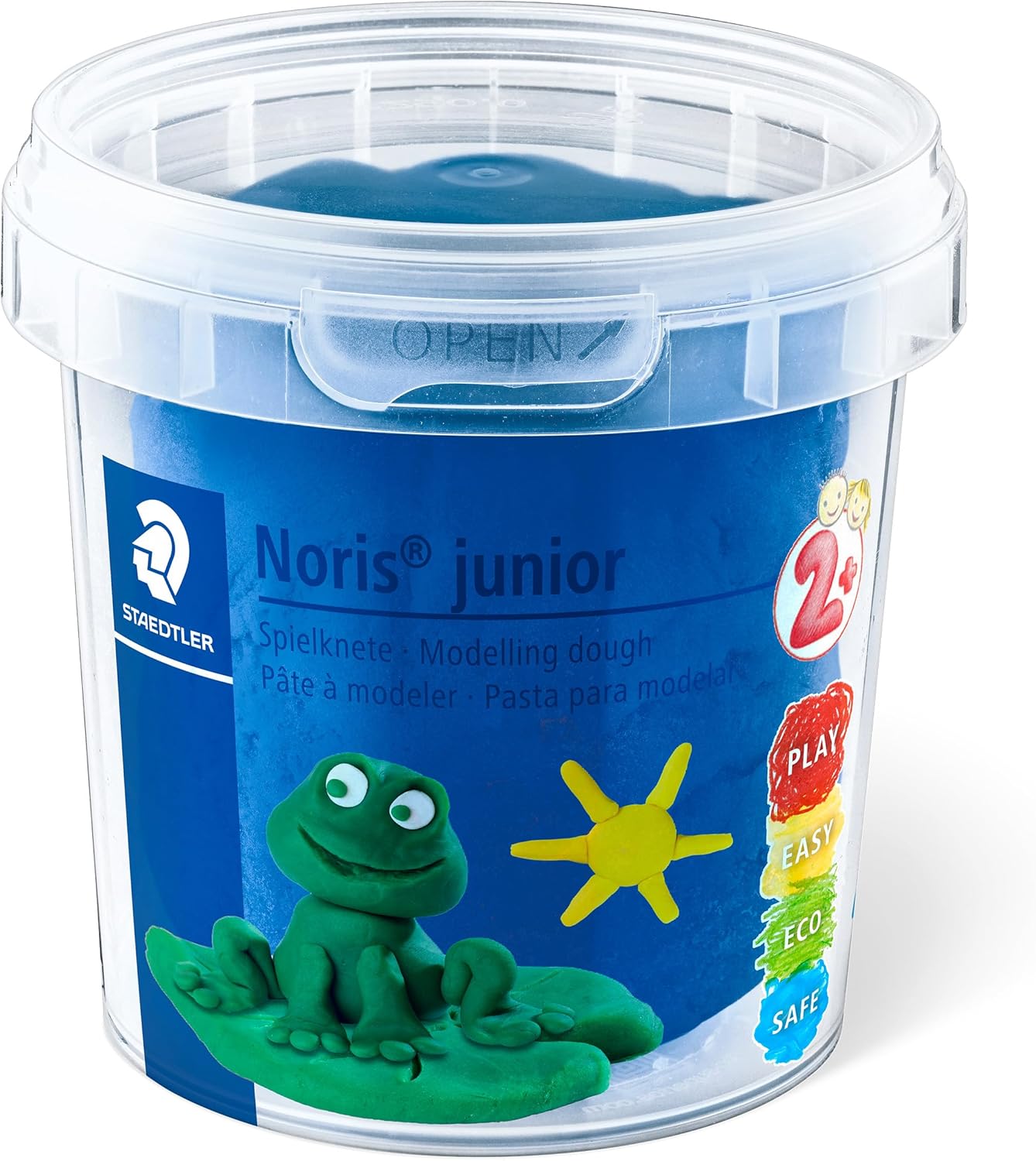 STAEDTLER 813 SLE ST, speelklei Noris Junior basiskleuren, standaard