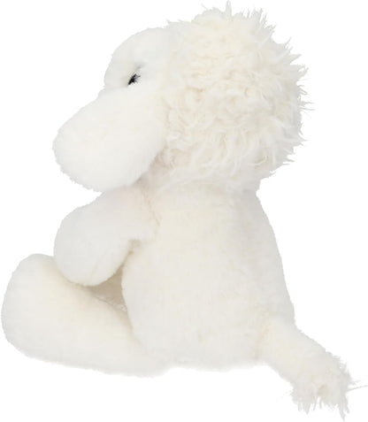 Depesche Snukis Plush Lamb 25 cm White Plush Sheep with Floppy Ears and Large Glitter Eyes