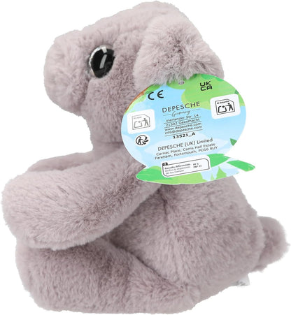 Snukis Plush Piglet 25 cm Super Soft Mauve Plush Pig and Large Glitter Eyes