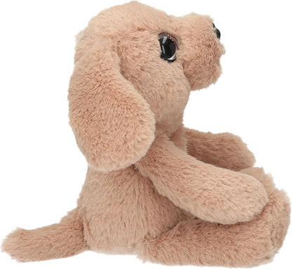 Depesche 13522 Snukis Cuddly Toy Dog in Light Brown with Pointed Ears, Approx. 18 cm Large Plush Toy