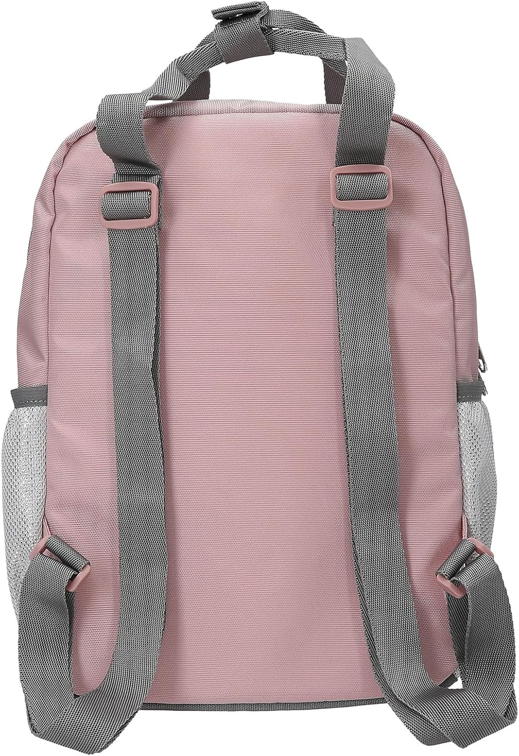 Depesche 13318 TOPModel My BFF - Rugzak in roze en grijs, met modelmotief en glitter, tas met verstelbare riemen
