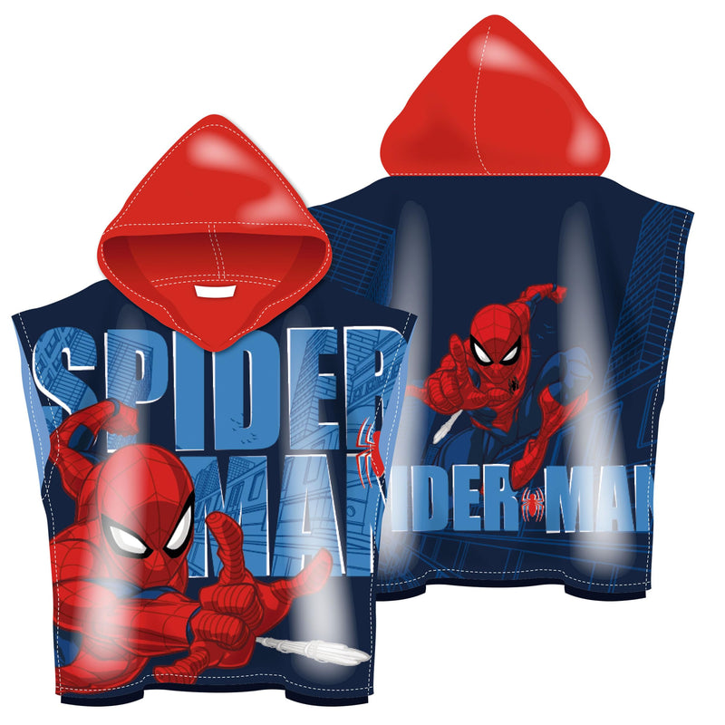 Spider-Man - Microfiber Poncho - 50 X 100 Cm (Sm17002)
