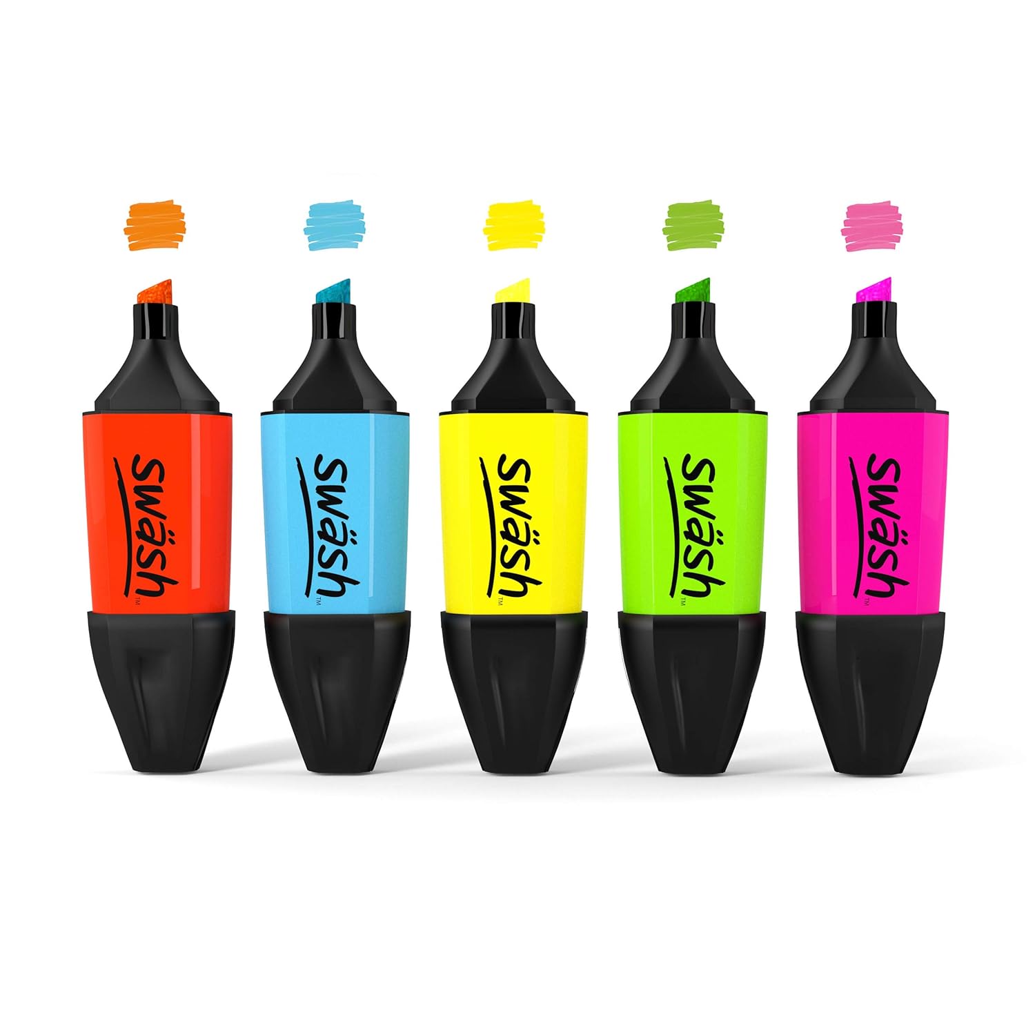 Swash MHL50T Mini Highlighters 50-Pieces, Assorted Colour