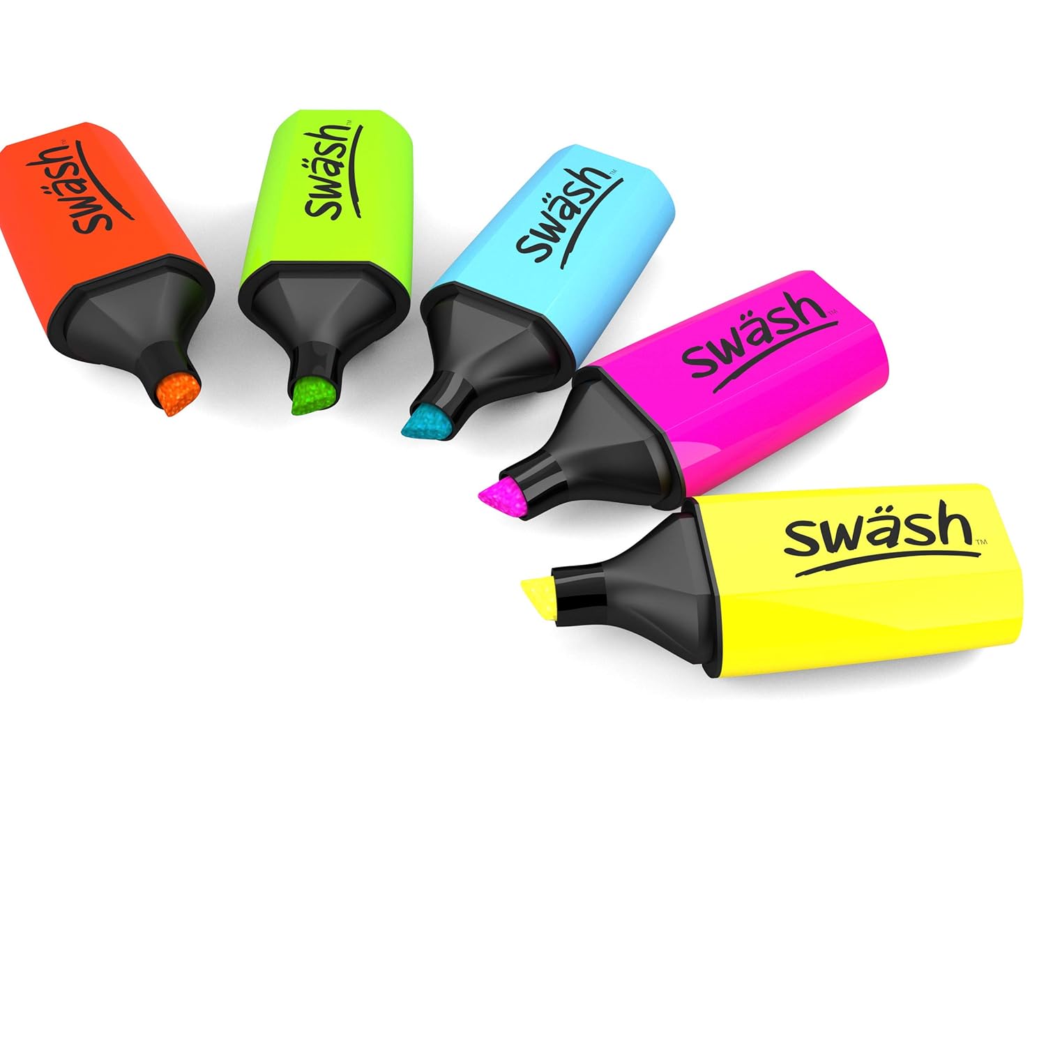 Swash MHL50T Mini Highlighters 50-Pieces, Assorted Colour