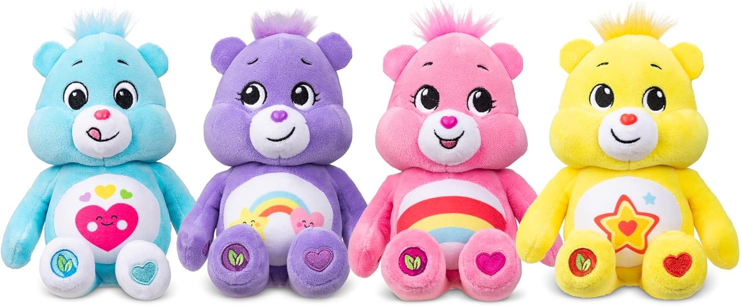 Care Bears 20Cm Plush - Treasure Box 4-Pack
