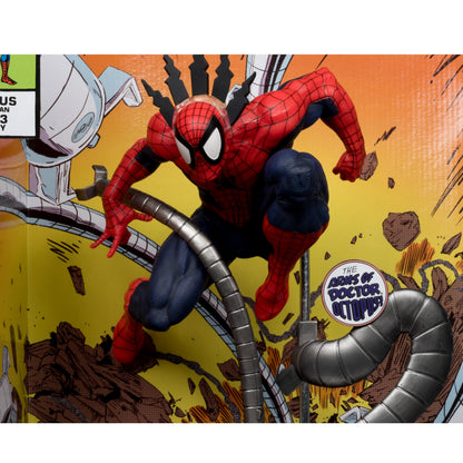 McFarlane Toys - Marvel Spider-Man à l'échelle 1:6ème à Collectionner avec scène et Bande dessinée (Marvel Tales #223