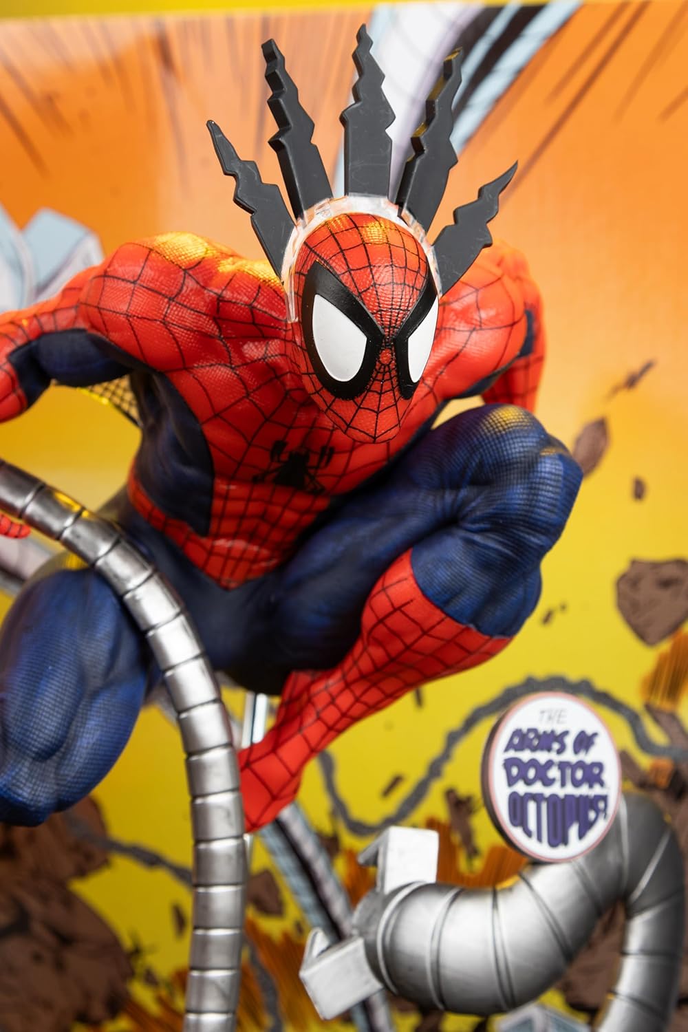 McFarlane Toys - Marvel Spider-Man à l'échelle 1:6ème à Collectionner avec scène et Bande dessinée (Marvel Tales #223