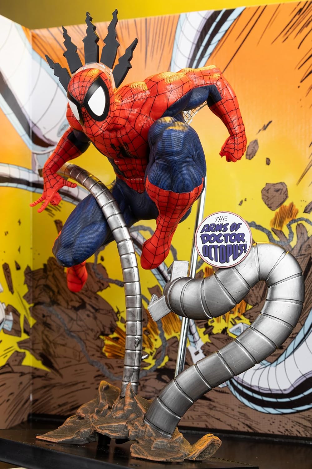 McFarlane Toys - Marvel Spider-Man à l'échelle 1:6ème à Collectionner avec scène et Bande dessinée (Marvel Tales #223