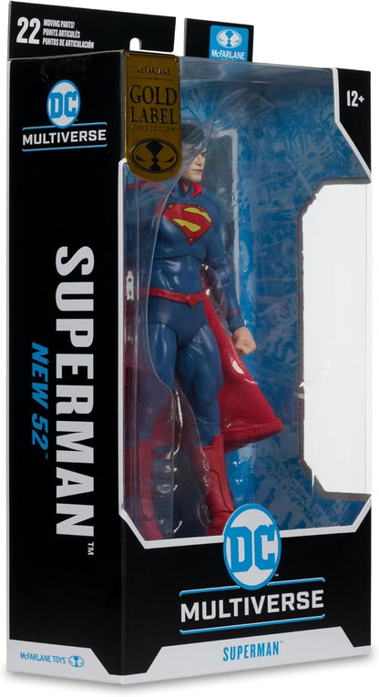 DC Multiverse Superman (New 52) Gold Label McFarlane Toys 7"