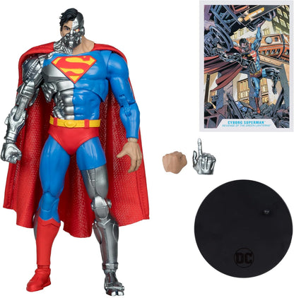 McFarlane Revenge of The Green Lanterns DC Multiverse Action Figure Cyborg Superman 18 cm