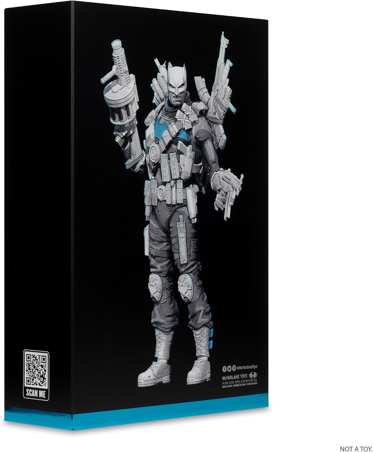 McFarlane Toys DC The Grim Knight Black and White Figure with Accent Gold Label, 7-Inch