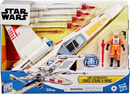 Star Wars Epic World of Action Luke Skywalker's Force Strike X-wing
