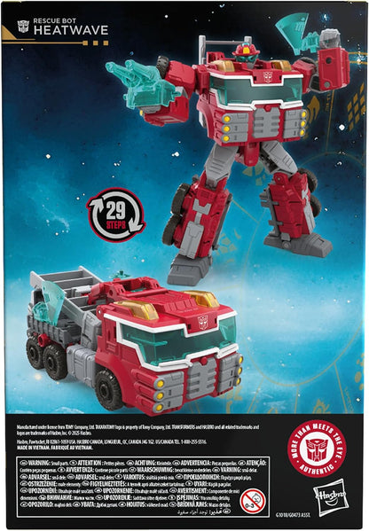 Transformers, Age of the Primes Voyager Class, Rescue Bot Heatwave, action figure