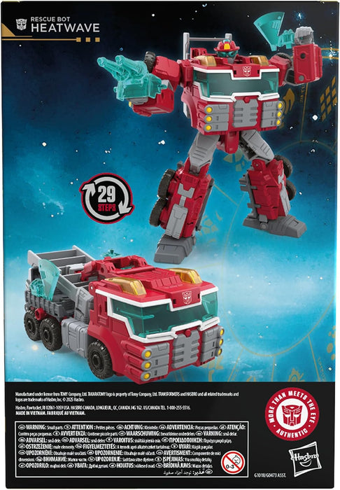 Transformers, Age of the Primes Voyager Class, Rescue Bot Heatwave, action figure