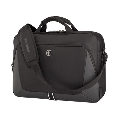 Wenger, XE Brief 16, 16" Laptop Briefcase with Tablet Pocket, Black, Digital Network, 15,6", Casual