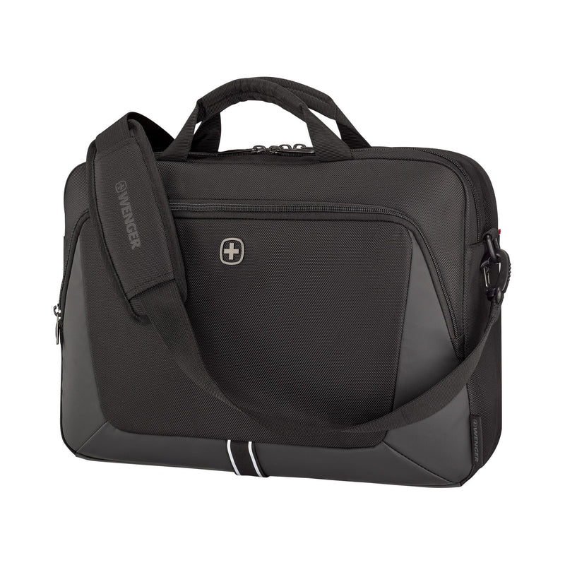 Wenger, XE Brief 16, 16" Laptop Briefcase with Tablet Pocket, Black, Digital Network, 15,6", Casual