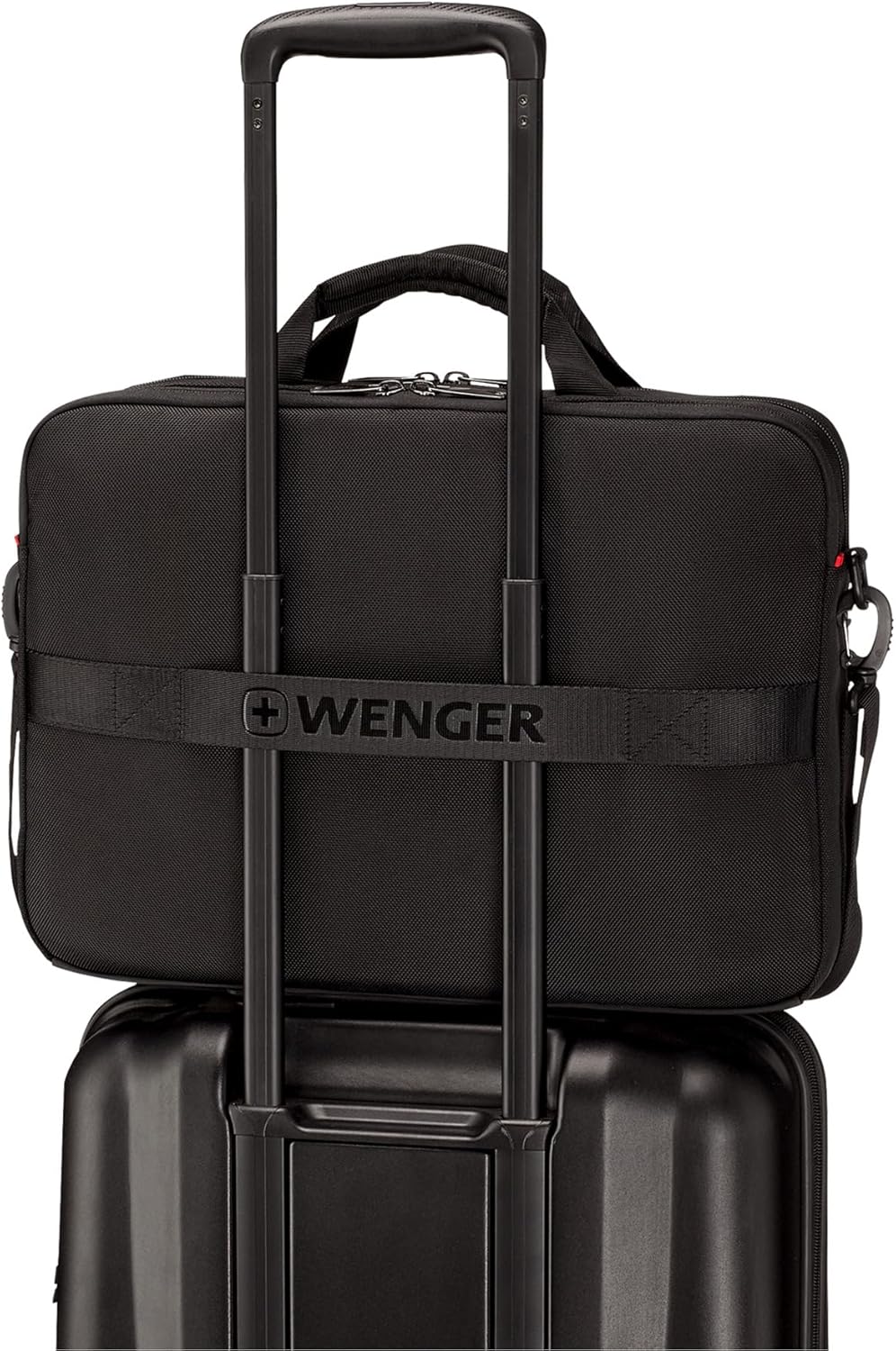 Wenger, XE Brief 16, 16" Laptop Briefcase with Tablet Pocket, Black, Digital Network, 15,6", Casual
