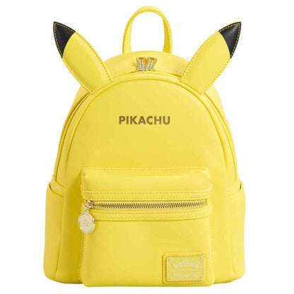 Loungefly! Cuir : mini sac à dos minimaliste Pokémon Pikachu