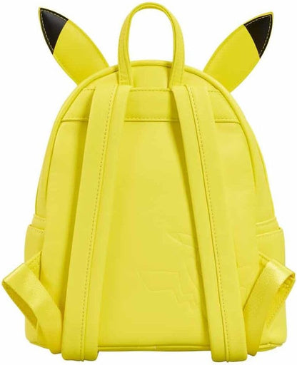 Loungefly! Cuir : mini sac à dos minimaliste Pokémon Pikachu