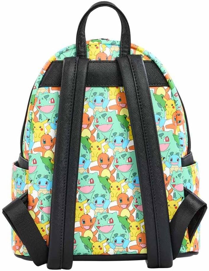 Loungefly! Cuir : mini sac à dos Pokémon multi-personnages entièrement imprimés