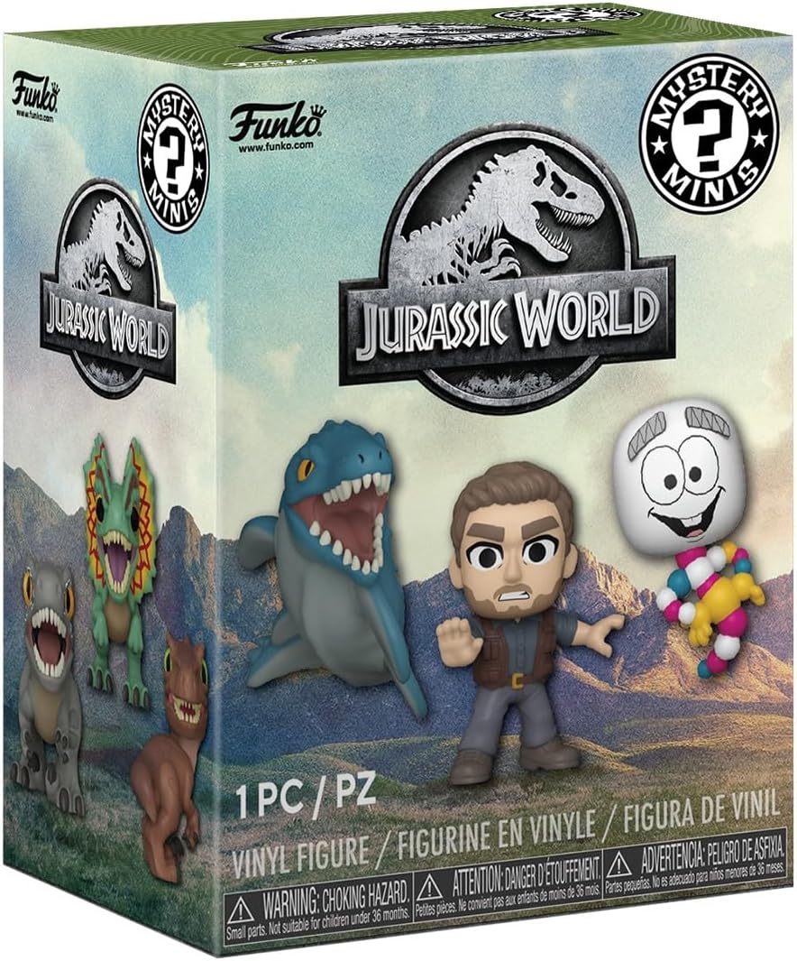 Funko Mystery Mini: Jurassic Park - 1 Of 12 To Collect - Blind Purchase- Figura in Vinile da Collezione - Idea Regalo - Merchandising Ufficiale - Giocattoli per Bambini e Adulti - Movies Fans