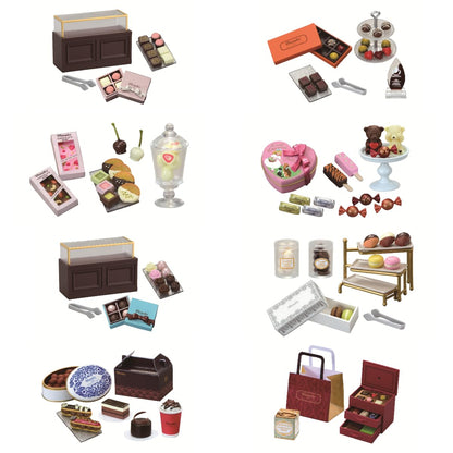 Reement Petit Chocolaterie 1 Box, Approx. H 4.5 x W 2.8 x D 2.0 inches (115 x 70 x 50 mm), Made of PVC and ABS