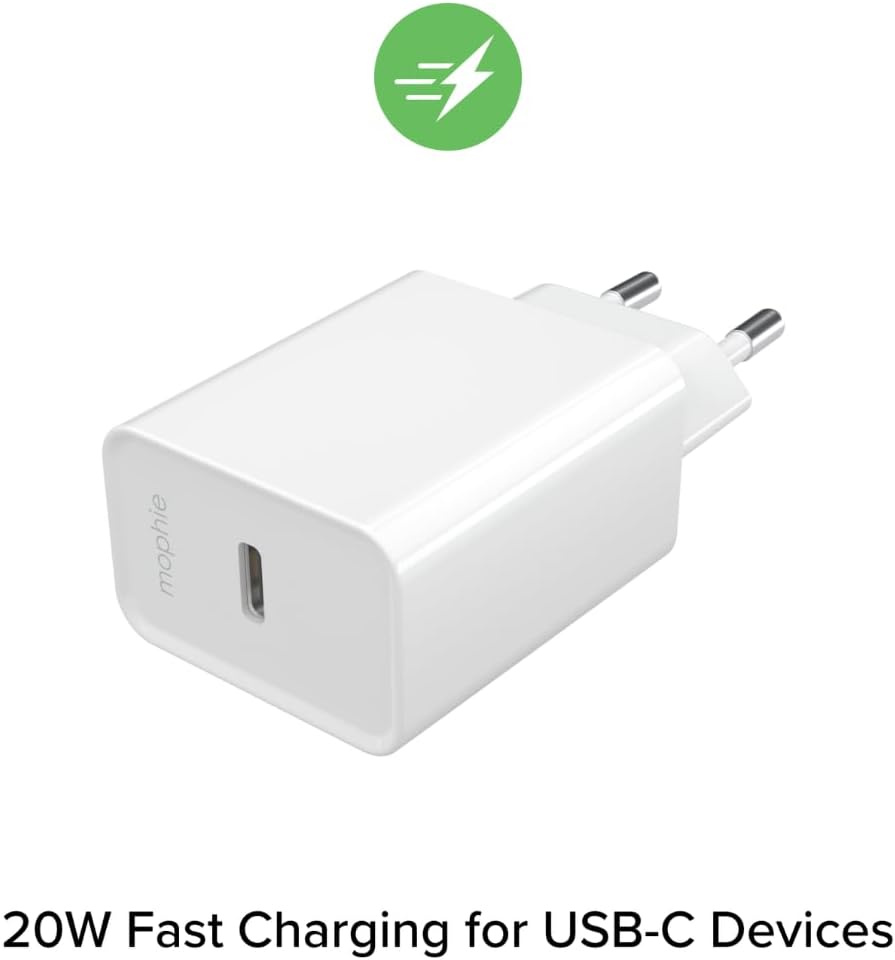 Essentials-Wall Plug-USB-C-20W-White-EU