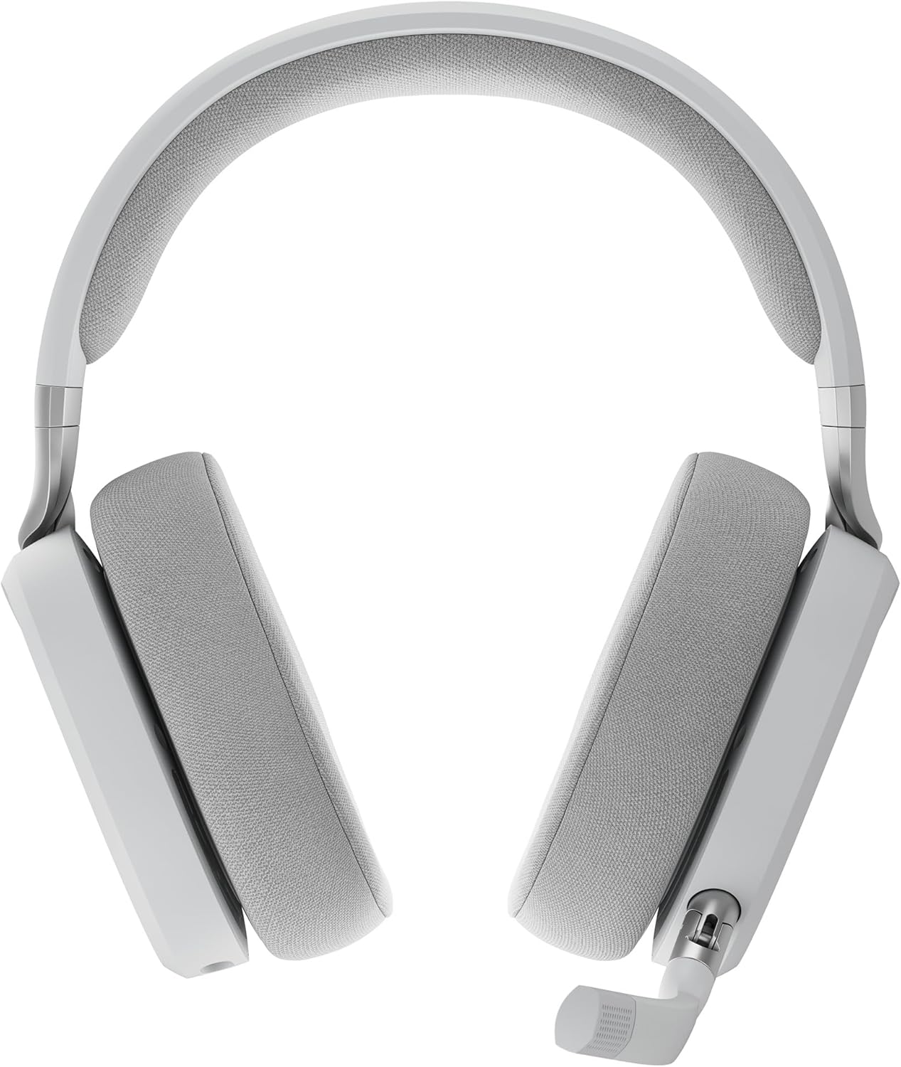 Fractal Design Scape Light - Wireless PC Gaming Headset - Detachable Flip-To-Mute Microphone with Noise Cancellation - Battery Life Up To 40 Hours - Configurable Ambient Lighting - Gray