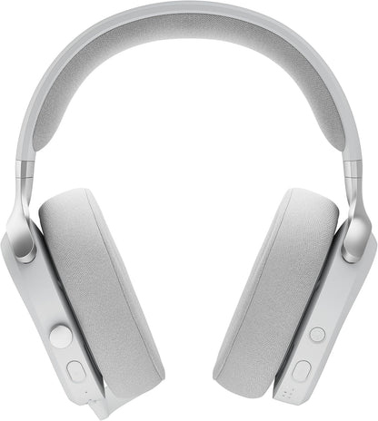 Fractal Design Scape Light - Wireless PC Gaming Headset - Detachable Flip-To-Mute Microphone with Noise Cancellation - Battery Life Up To 40 Hours - Configurable Ambient Lighting - Gray