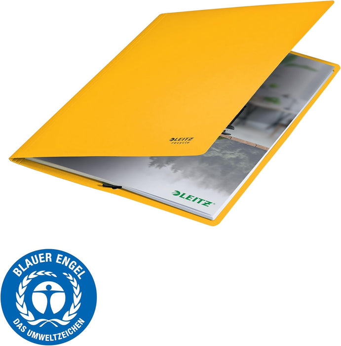 L:Elastic Folder Recycle A4 Yellow