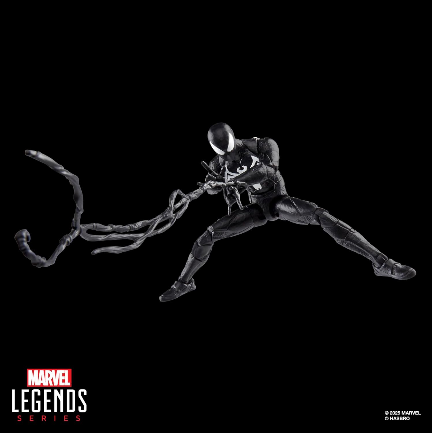 Marvel Hasbro Legends Series, Gamerverse, Peter Parker con tuta nera, action figure di Spider-Man