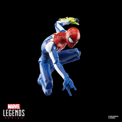 Marvel Legends Series Gamerverse Miles Morales Verbesserter-Anzug-Stil, Spider-Man Action-Figur mit Händen zum Austauschen, Spielzeug für Jungen und als originelles Weihnachtsspielzeug