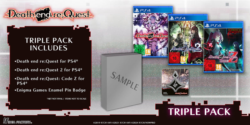 Death end re;Quest/ Death end re;Quest 2/ Death end re;Quest: Code Z - Triple Pack (PS4
