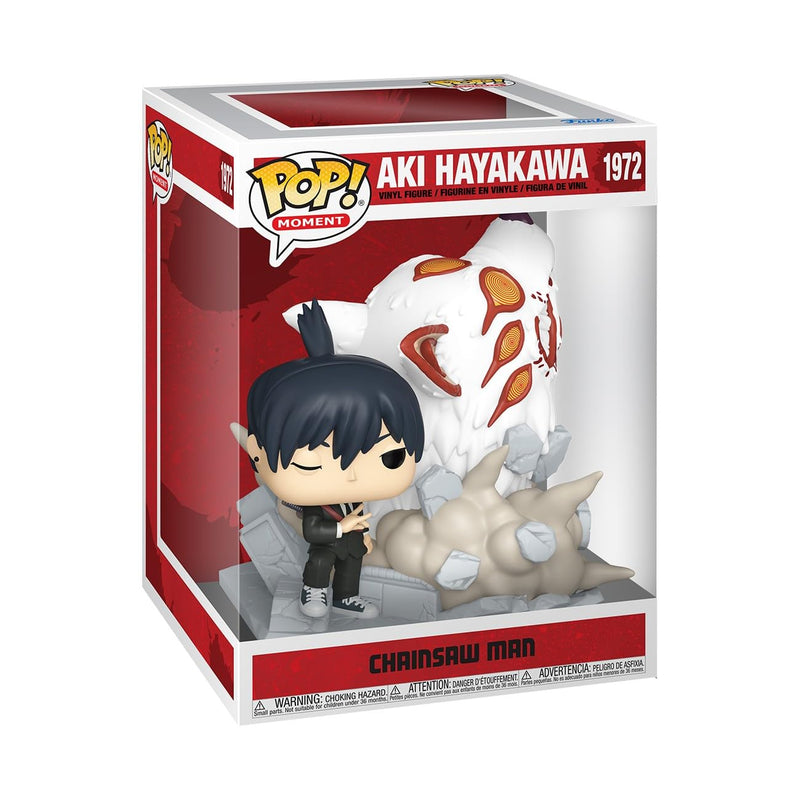 Funko Pop! Moment: Chainsaw Man - AKI Hayakawa - (Fox Devil) - Vinyl-Sammelfigur - Geschenkidee - Offizielle Handelswaren - Spielzeug Für Kinder und Erwachsene - Anime Fans - Modellfigur Für Sammler
