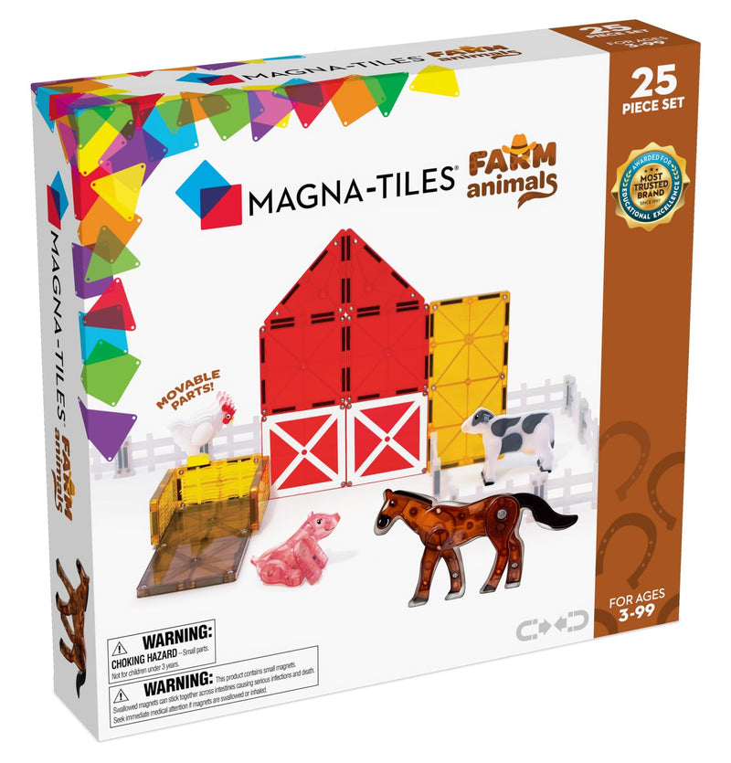 Magna-Tiles - Boerderij Set - Magnetisch Speelgoed 25 stuks